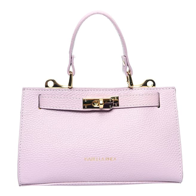 Isabella Rhea Purple Leather Handbag