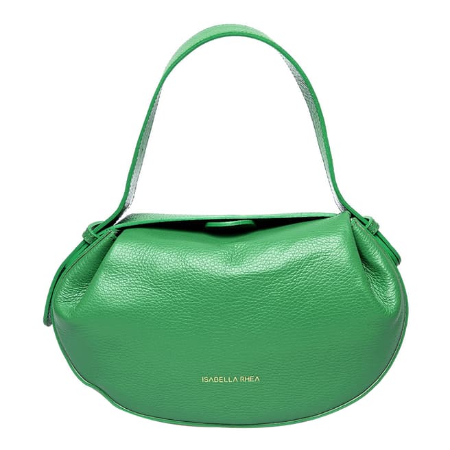 Isabella Rhea Green Leather Handbag