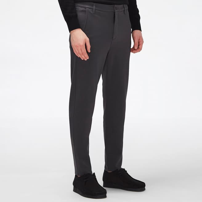 7 For All Mankind Grey Travel Stretch Chinos