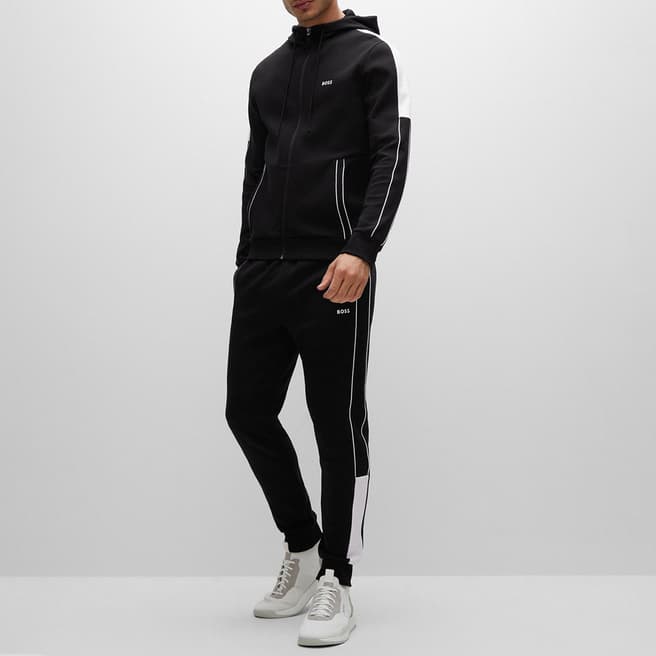 BOSS Black Zipped Cotton Blend Tracksuit