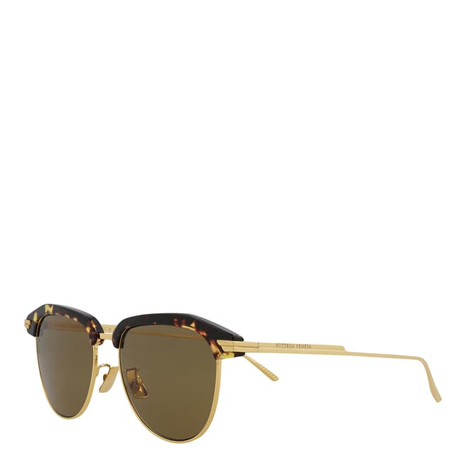 Bottega Veneta Unisex Bottega Veneta Brown Sunglasses 54mm