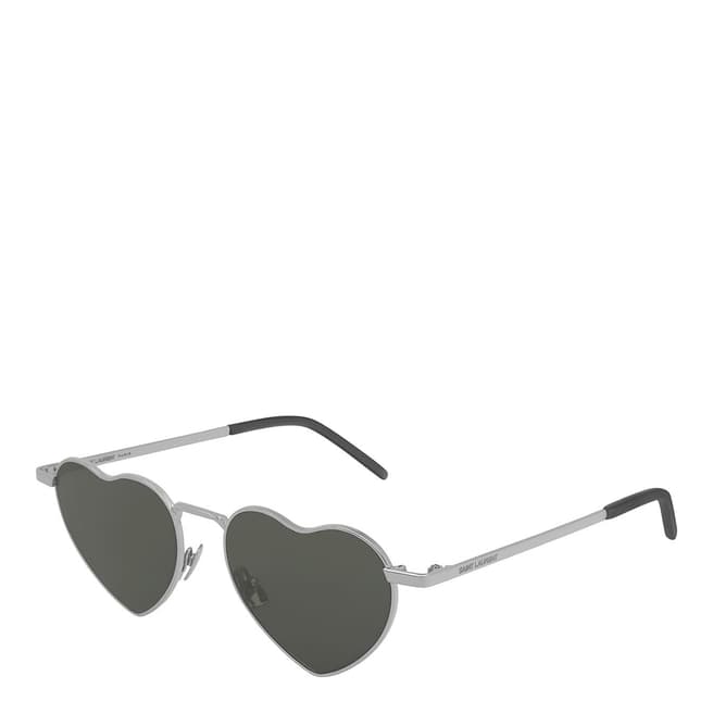 Saint Laurent Unisex Saint Laurent Silver Sunglasses 52mm