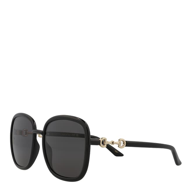 Gucci Womens Gucci Black Sunglasses 57mm