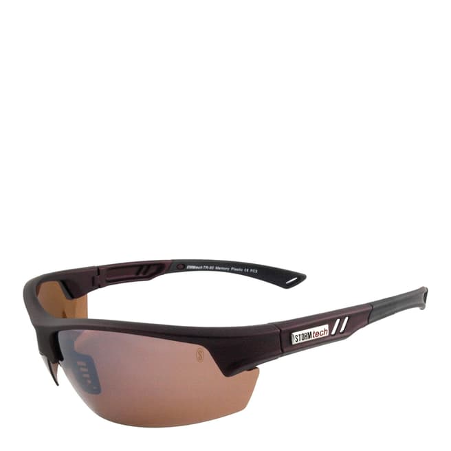 Stormtech Men's Brown Stormtech Sunglasses 82mm