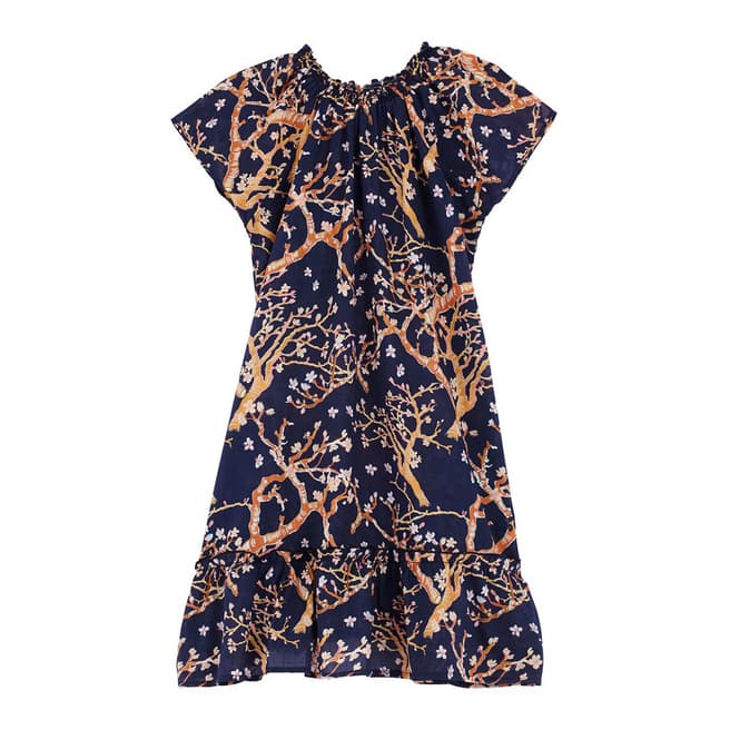 Vilebrequin Navy Multi  Dress Gizelle In Print