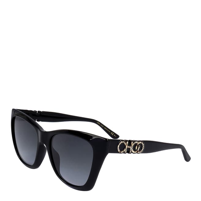 Jimmy Choo Black Square Rimmed Sunglasses 55mm
