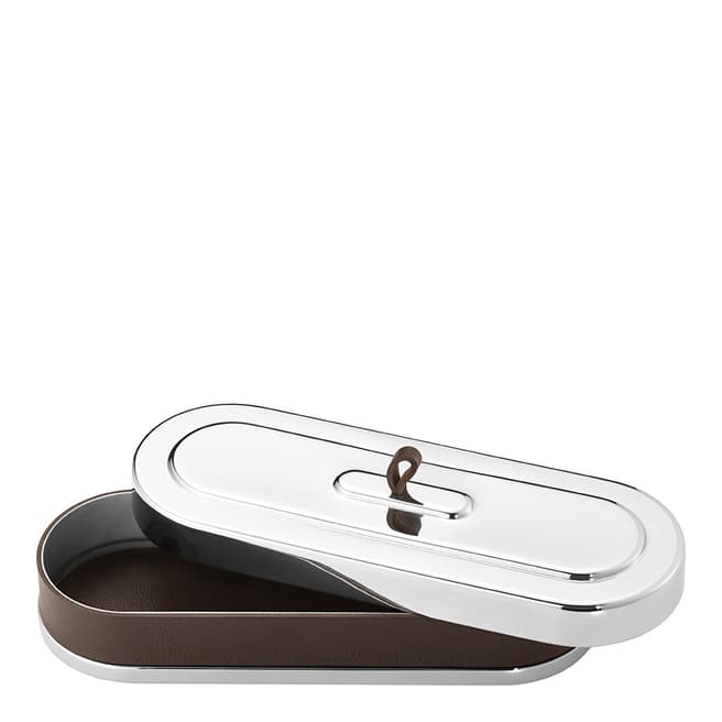 Georg Jensen Manhattan Leather & Mirror Box