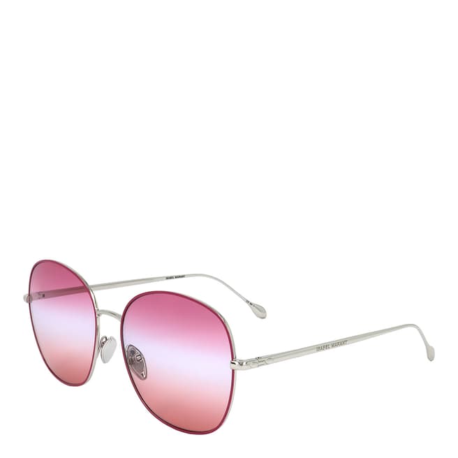 Isabel Marant Cherry Palladium Round Sunglasses 59mm