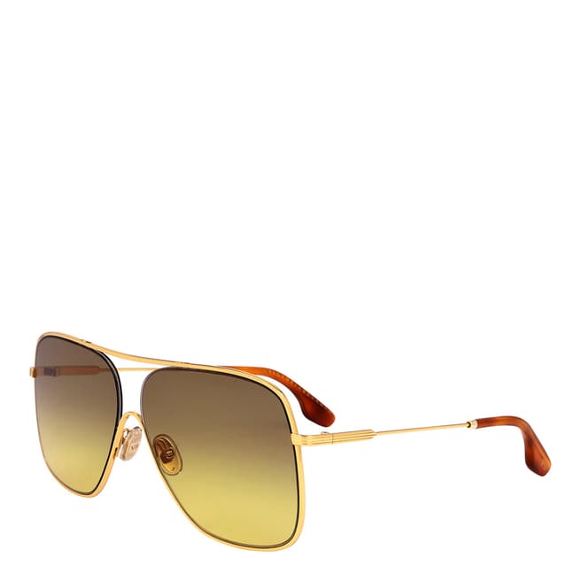Victoria Beckham Gold, Vintage Aviator Sunglasses 61mm