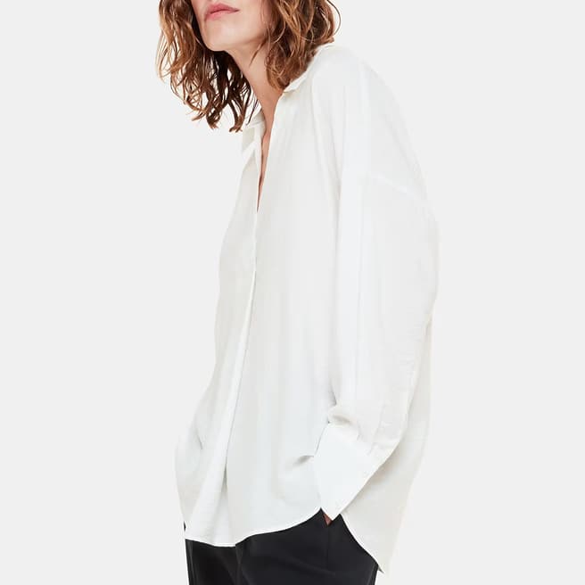 WHISTLES White Riley Tunic Top