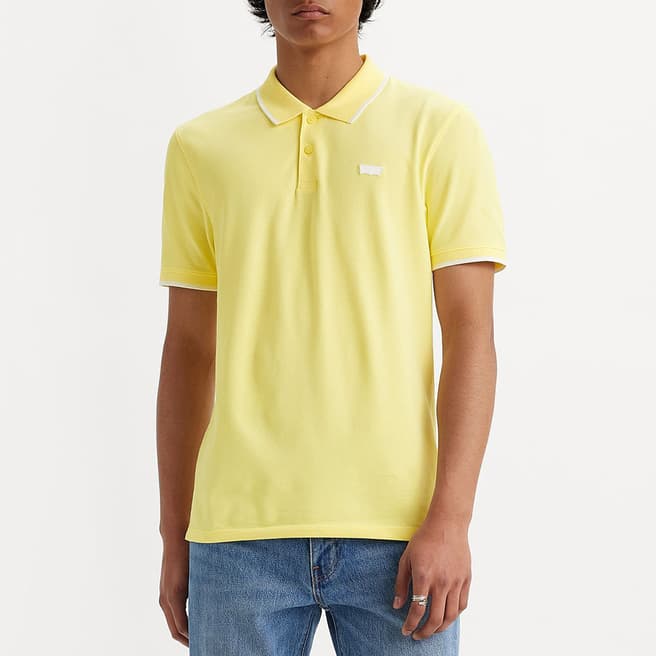 Levi's Yellow Housemark Cotton Blend Polo Shirt