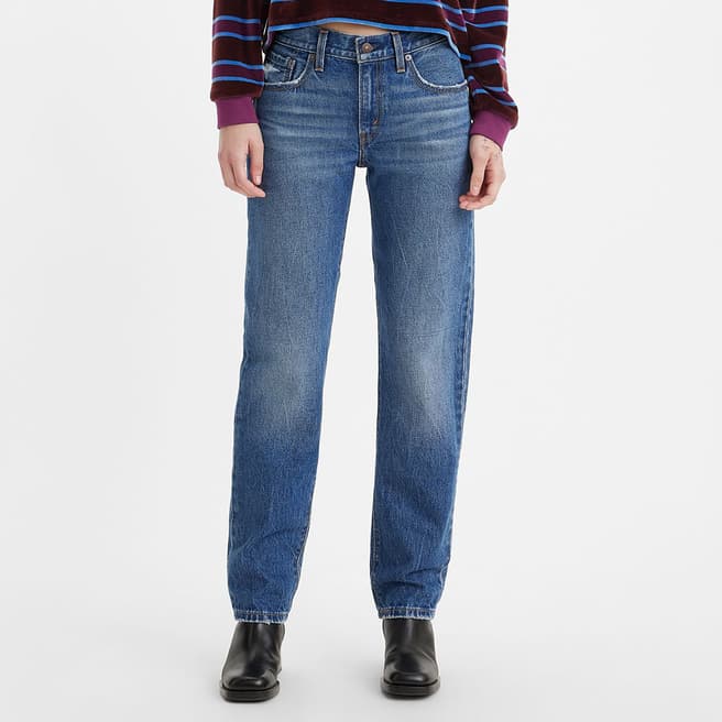 Levi's Blue Middy Straight Jeans