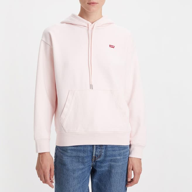 Levi's Pale Pink Standard Cotton Hoodie