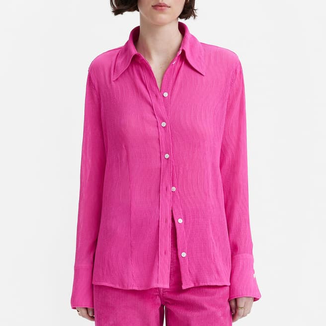 Levi's Pink Maeve Button Blouse