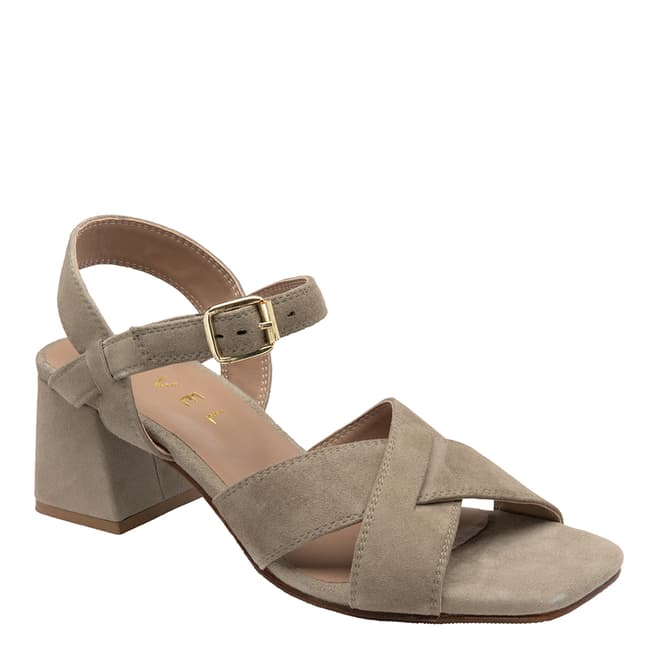 Ravel Pale Green Balley Suede Heeled Sandals