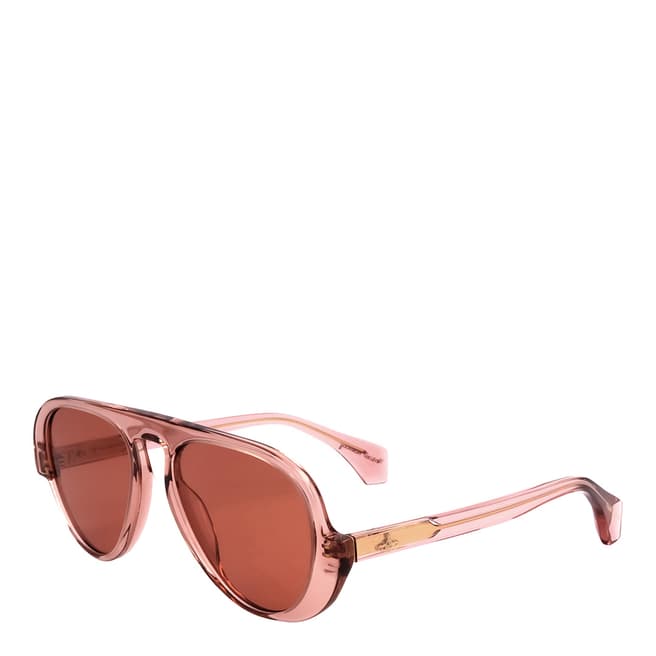 Vivienne Westwood Pink Aviator Sunglasses 54mm