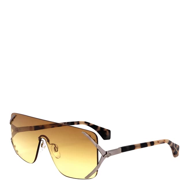 Vivienne Westwood Gold Rectangular Sunglasses