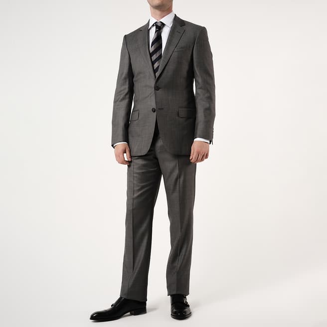 Richard James Savile Row Grey Twill Wool Suit