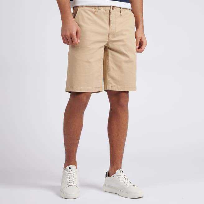 U.S. Polo Assn. Sand Classic Cotton Blend Chino Shorts