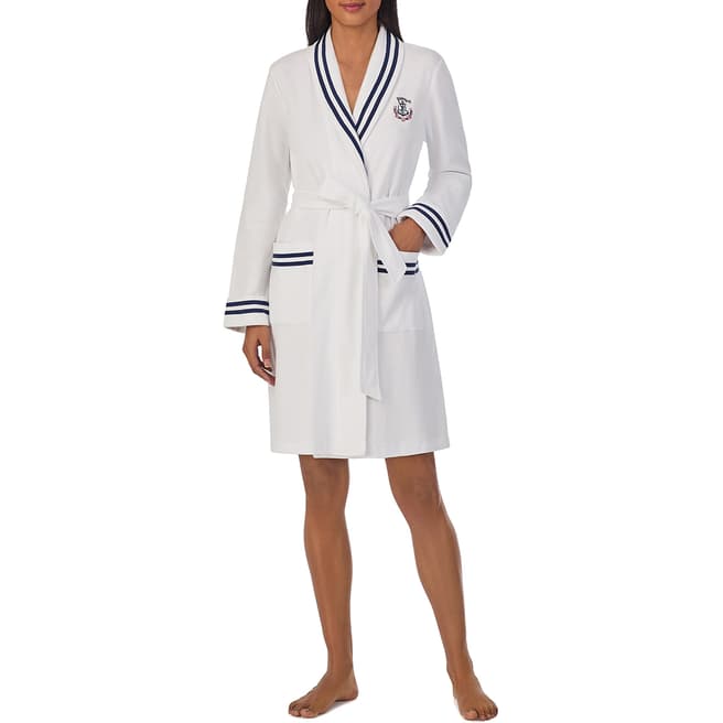 Ralph Lauren White Short Robe