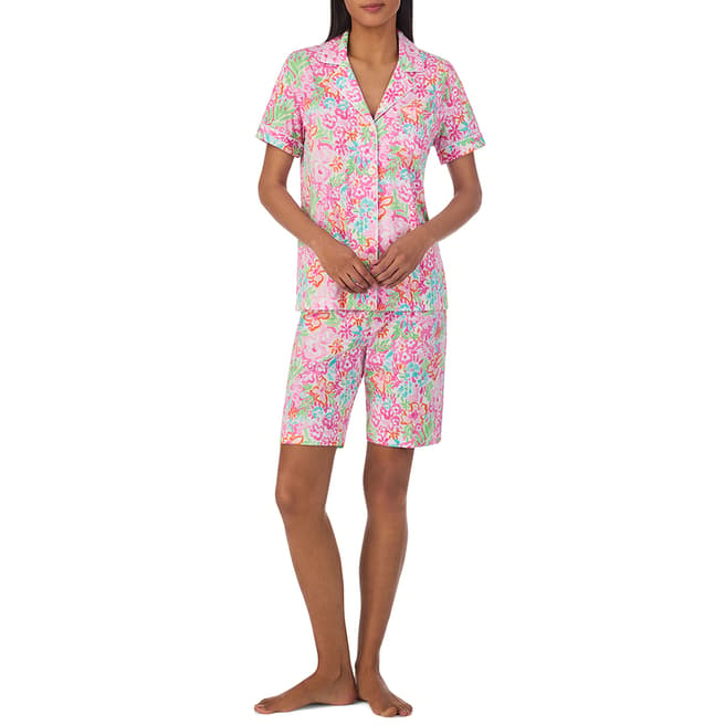 Ralph Lauren Multi Floral Bermuda Pyjama Set