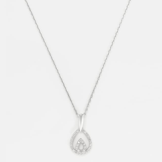 MUSE Silver Shiloh Diamond Pendant Necklace