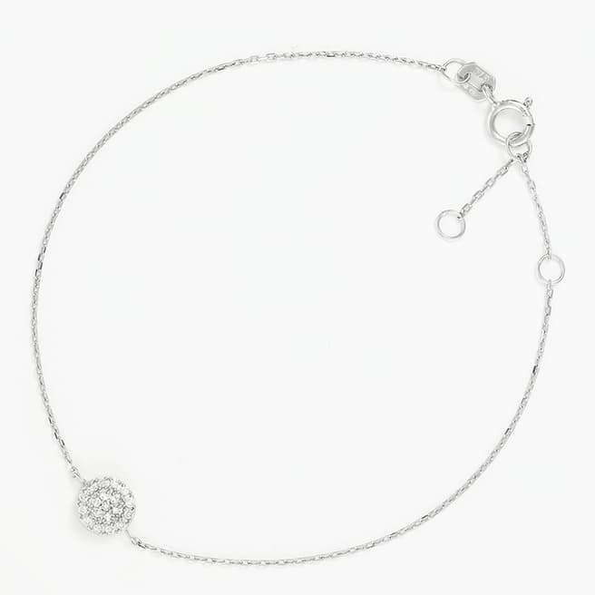 MUSE Silver Mini Rond Diamond Bracelet