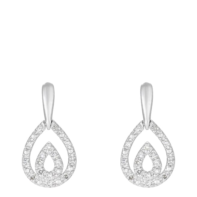 MUSE Silver Josephina Diamond Earrings