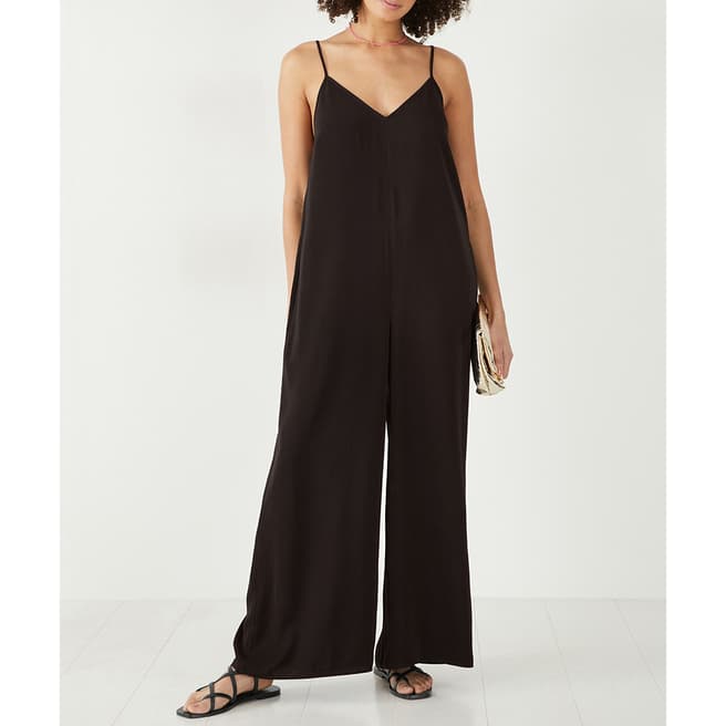 hush Black Liana Wide Leg Jumpsuit