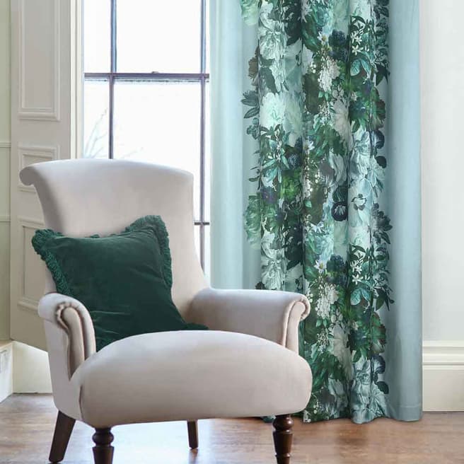 MM Linen Florian Velvet Curtains, 228x182cm