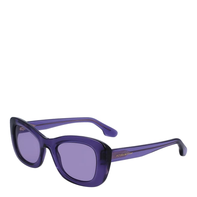 Victoria Beckham Women's Purple Victoria Beckham Sunglasses 50mm