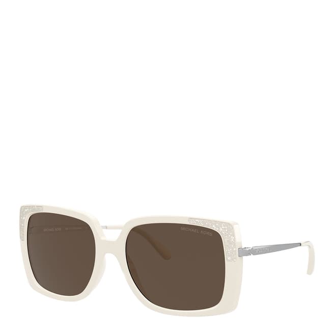 Michael Kors White Michael Kors Sunglasses 56mm