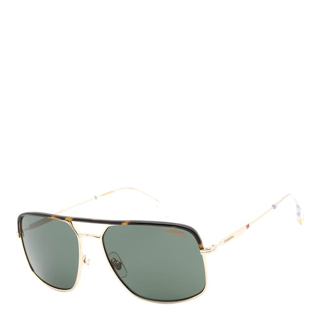 Carrera Men′s Gold Carrera Sunglasses 60mm