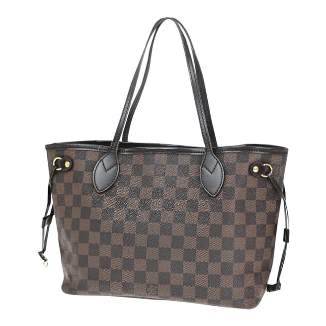 Pre-Loved Louis Vuitton Brown Neverfull Pm Tote Bag - B