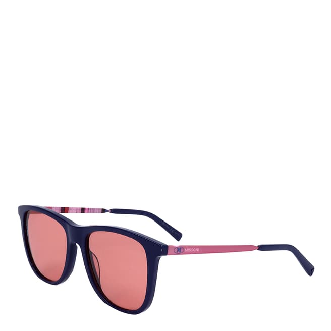 Missoni Blue Square Sunglasses 54mm