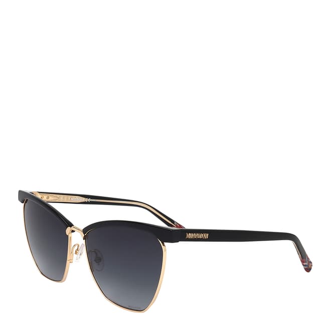 Missoni Black Gold Wayfair Sunglasses 60mm