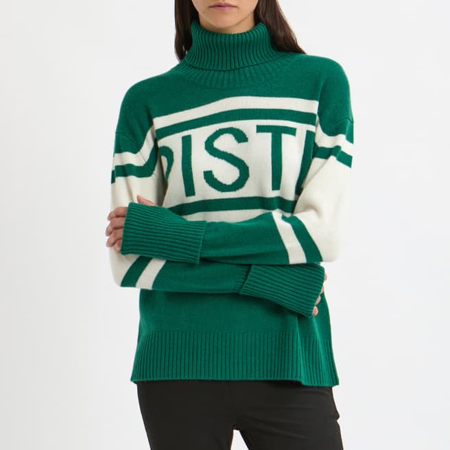 N°· Eleven Green Cashmere Blend Piste Jumper