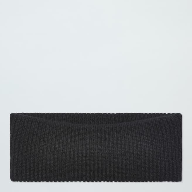 N°· Eleven Black Cashmere Ribbed Headband