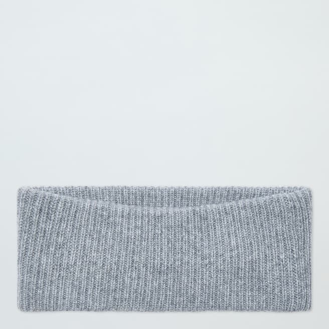 N°· Eleven Grey Cashmere Ribbed Headband