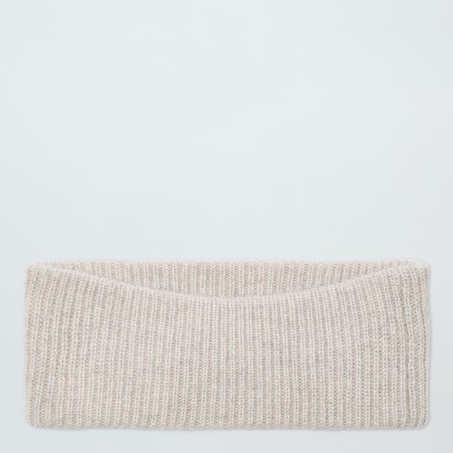 N°· Eleven Cream Cashmere Ribbed Headband