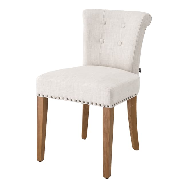 Eichholtz Key Largo Dining Chair, Off White Linen