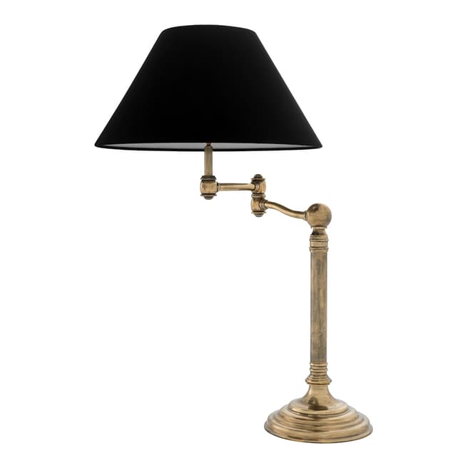 Eichholtz Regis Table Lamp, Vintage Brass incl shade