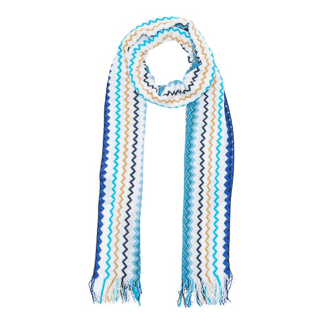 Missoni Blue, Multi Knitted Scarf