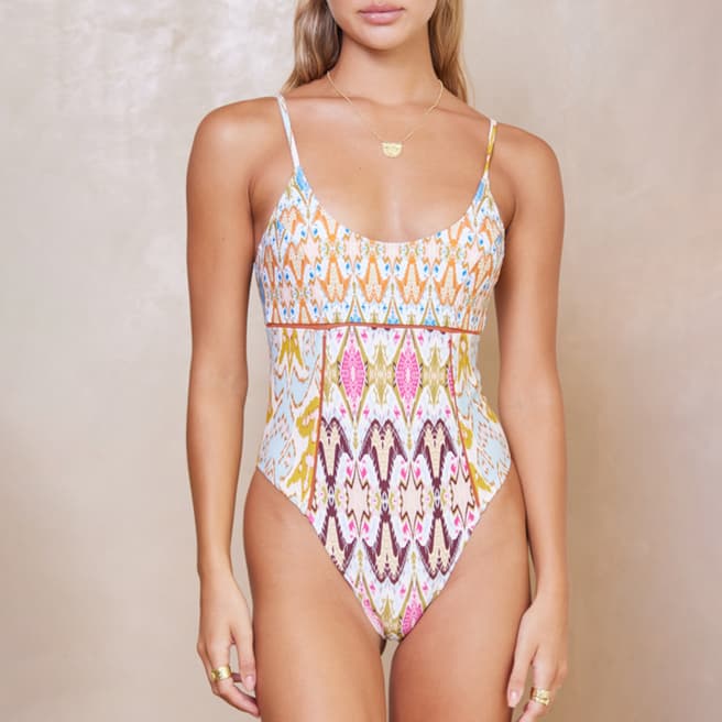 Tigerlily Multi Berry Patchwork Alita Hot Stevie One Piece