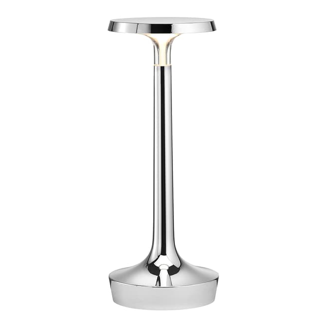 Flos Bon Jour Unplugged Table Lamp, Chrome