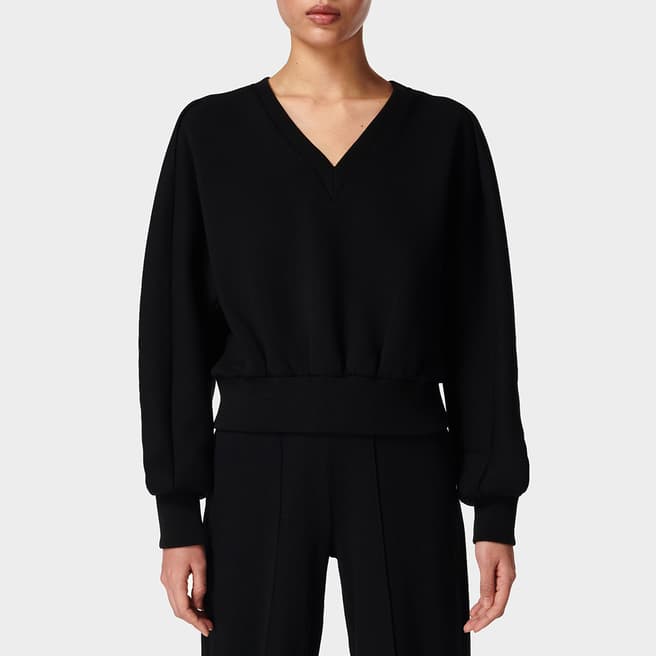 Sweaty Betty Black At Ease V-Neck Pullover
