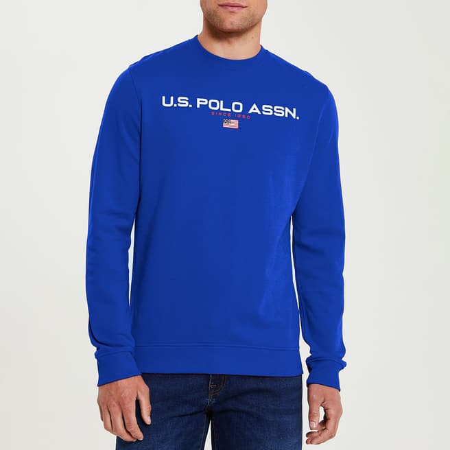 U.S. Polo Assn. Classic Blue Crew Neck Sweat