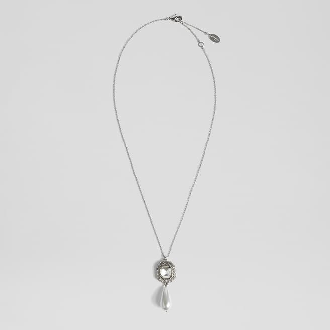 L K Bennett Silver Margot Necklace