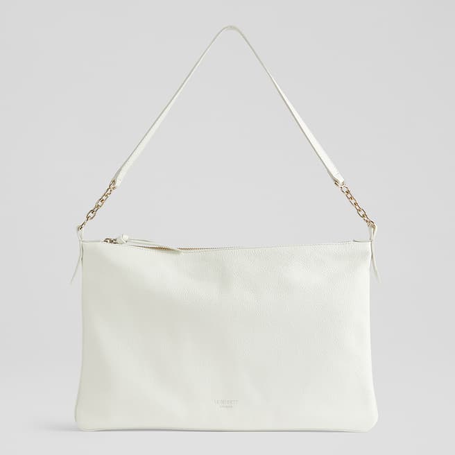 L K Bennett Ecru Rachel Shoulder Bag