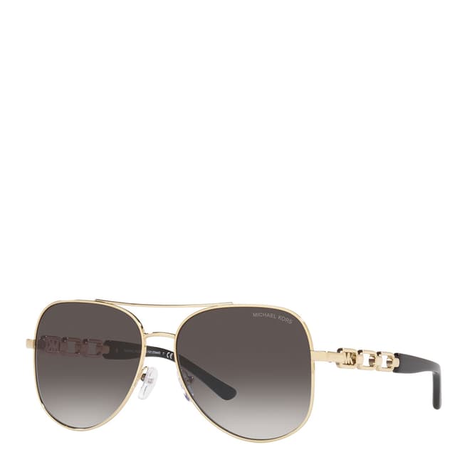 Michael Kors Light Gold Chianti Sunglasses 58mm